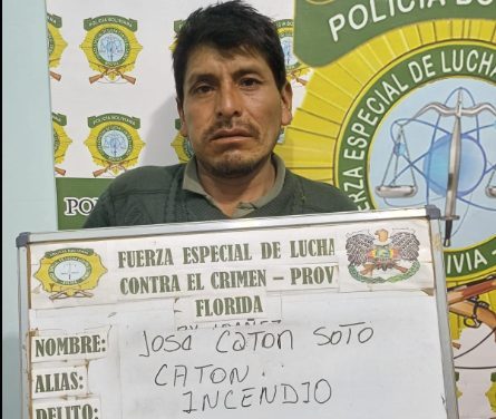 POLICÍA APREHENDE A ‘PIRÓMANO’ QUE OCASIONÓ INCENDIOS Y AFECTÓ CERCA DE 100 HECTÁREAS