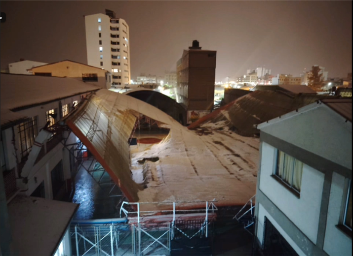 DOS NIÑOS HERIDOS TRAS CAER TINGLADOS POR FUERTE GRANIZADA EN ORURO