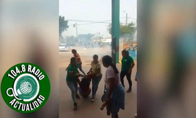 GASIFICAN A PADRES DE FAMILIAS QUE BLOQUEABAN POR REDUCTORES DE VELOCIDAD