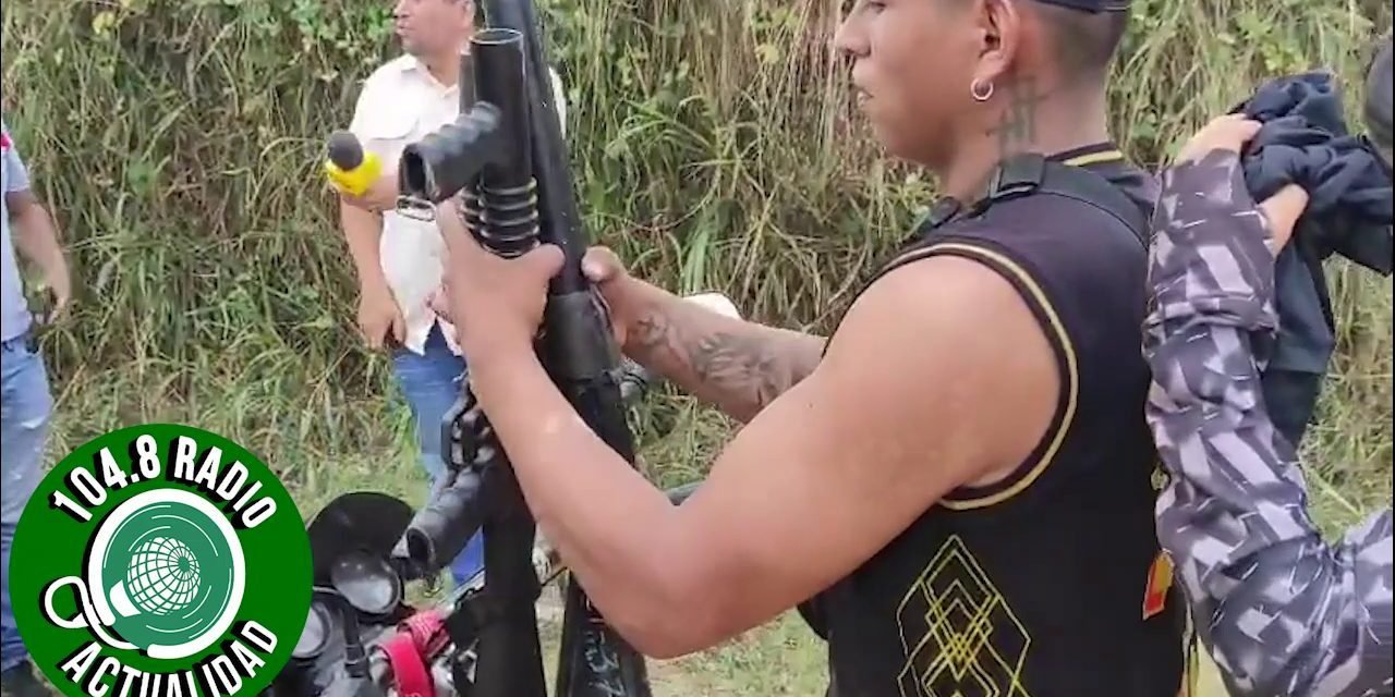 COMUNARIO DE MAIRANA DEVUELVE RIFLES LANZA GASES A LA POLICÍA