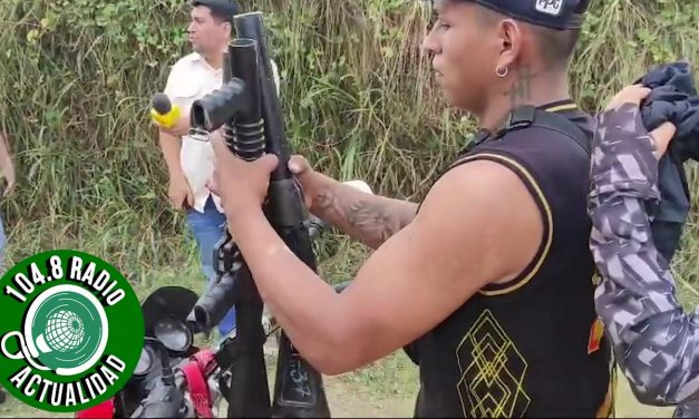 COMUNARIO DE MAIRANA DEVUELVE RIFLES LANZA GASES A LA POLICÍA