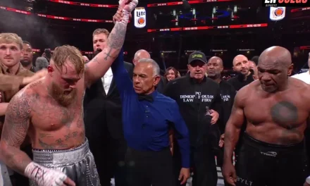 JAKE PAUL DERROTÓ POR DECISIÓN UNÁNIME A MIKE TYSON, EXCAMPEÓN DE LOS PESADOS