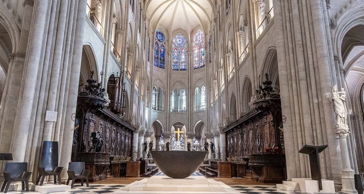 LA CATEDRAL DE NOTRE DAME RESTAURADA TRAS EL DEVASTADOR INCENDIO DE 2019