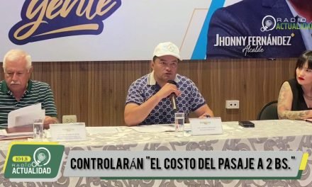 CONTROLARÁN EL COSTO DEL PASAJE A BS. 2