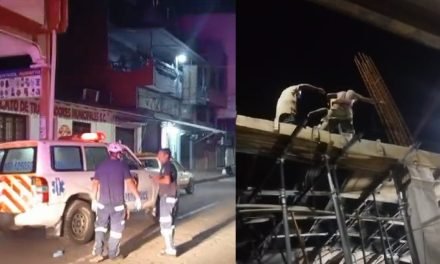 FALLO EN VACIADO DE LOSA DE UN EDIFICIO DEJA OCHO HERIDOS