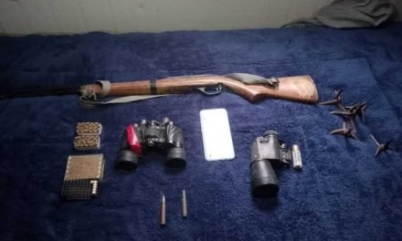 INCAUTAN ARMAS Y MUNICIONES CALIBRE 22 A PRESUNTOS CONTRABANDISTAS