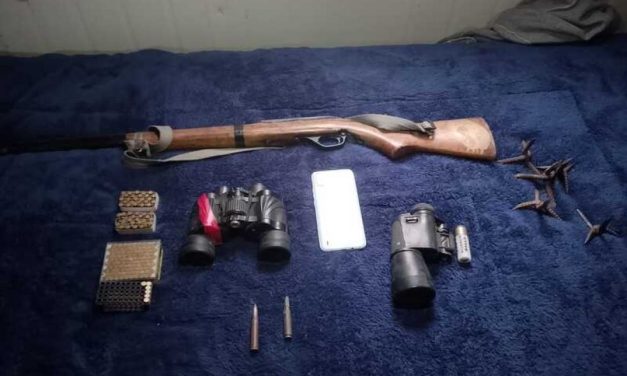 INCAUTAN ARMAS Y MUNICIONES CALIBRE 22 A PRESUNTOS CONTRABANDISTAS