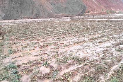 DESBORDE DE RÍOS EN EL NORTE DE LA PAZ PROVOCA DERRUMBES Y AFECTA CULTIVOS