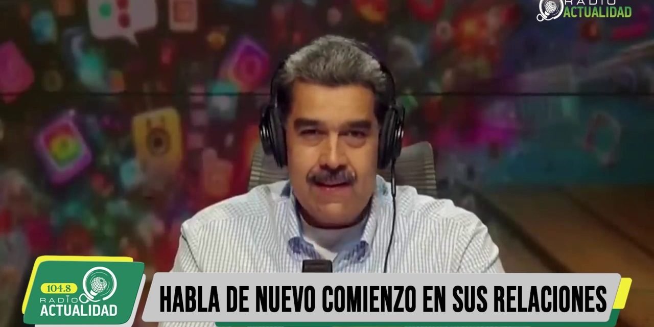 MADURO QUIERE UN NUEVO COMIENZO EN RELACIÓN CON TRUMP