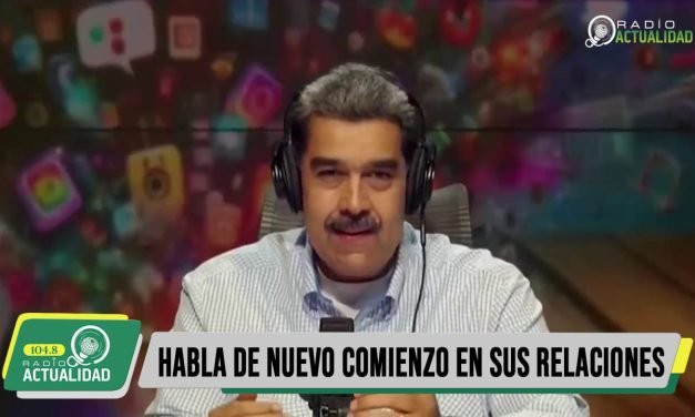 MADURO QUIERE UN NUEVO COMIENZO EN RELACIÓN CON TRUMP