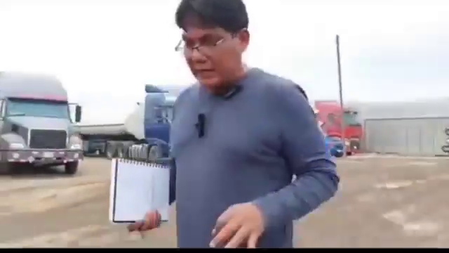 TRANSPORTISTAS ABUCHEAN A DIPUTADO ARCE EN SU VISITA A ARICA