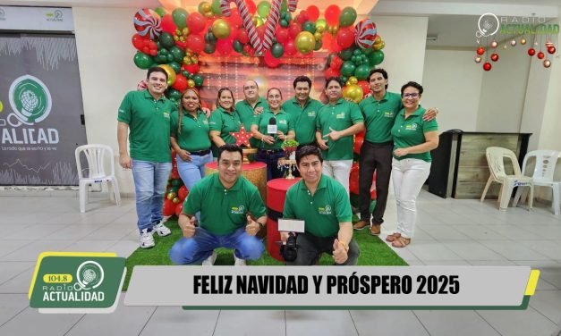 CENA NAVIDEÑA DE RADIO ACTUALIDAD 104.8 FM