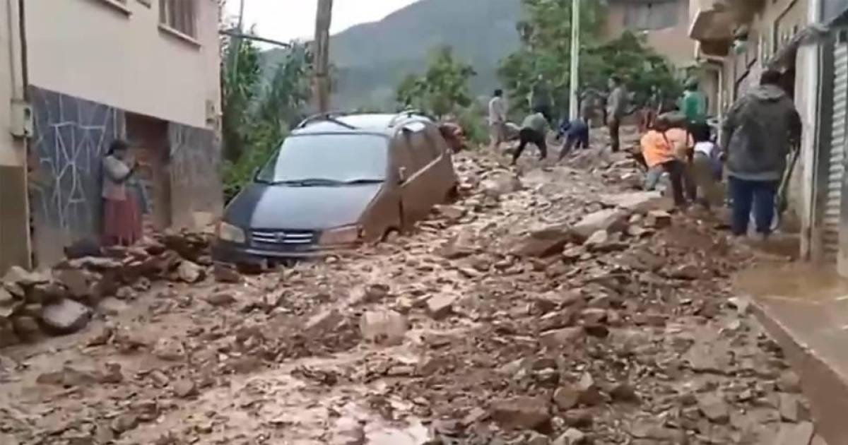 LLUVIAS Y MAZAMORRA DEJAN UN FALLECIDO EN LA ASUNTA