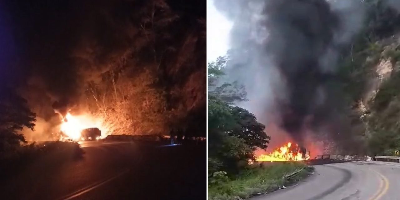 UNA CISTERNA SE INCENDIA EN LA CARRETERA A CAMIRI
