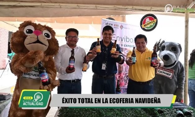 EMPRENDEDORES PRESENTES EN ECOFERIA NAVIDEÑA