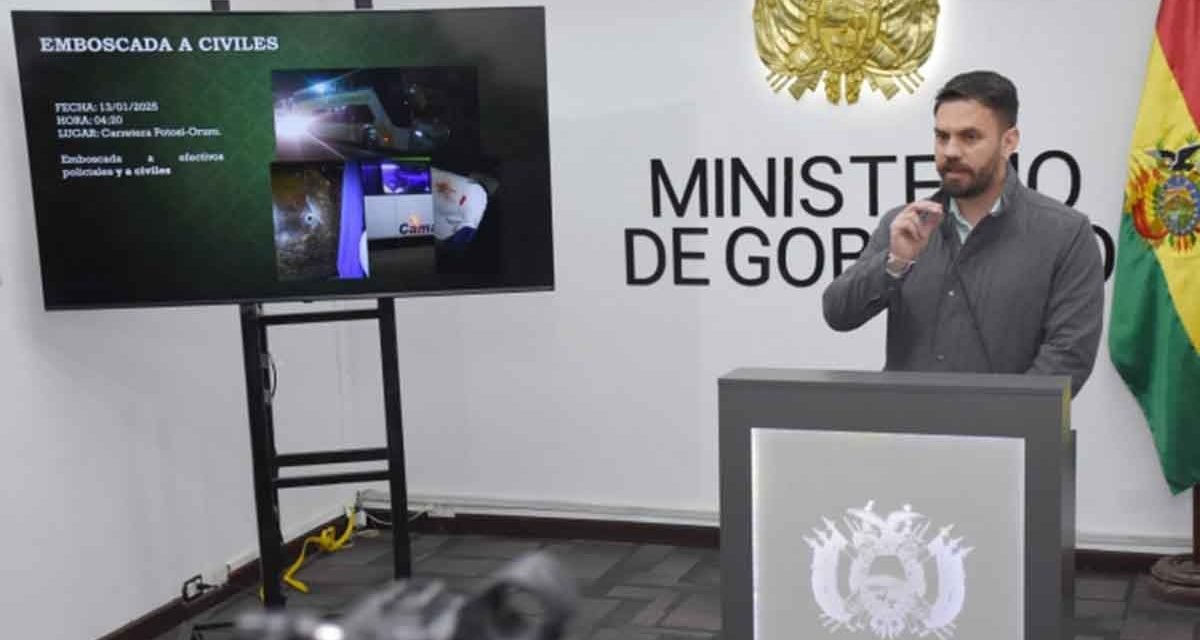 TRES POLICÍAS Y DOS TURISTAS FUERON HERIDOS EN UNA EMBOSCADA «EVISTA», SEGÚN DEL CASTILLO