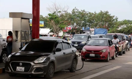 REGRESAN  LAS INTERMINABLES FILAS EN SURTIDORES POR FALTA DE COMBUSTIBLE