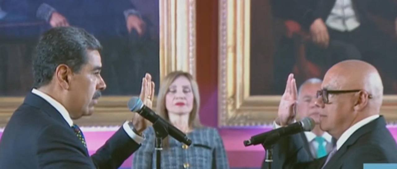 NICOLÁS MADURO JURA COMO PRESIDENTE DE VENEZUELA EN LA ASAMBLEA NACIONAL