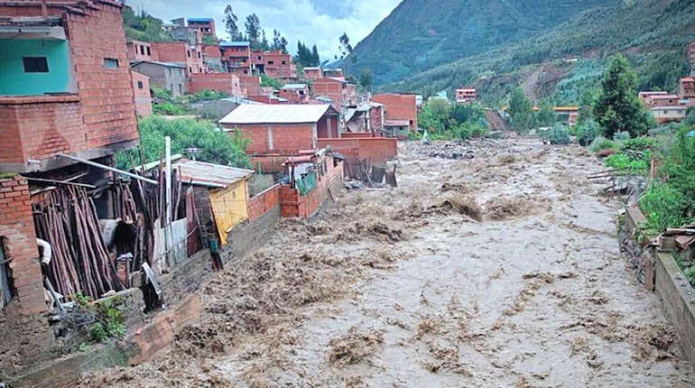 AL MENOS 62 VIVIENDAS FUERON DESTRUIDAS TRAS LA RIADA EN QUIME