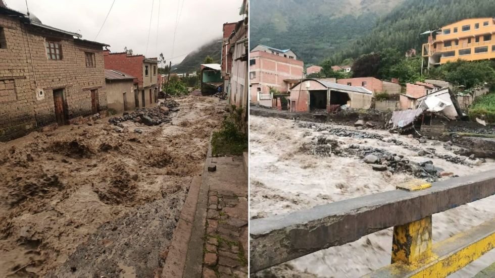 SE DESBORDAN RÍOS Y LA POBLACIÓN QUEDA AISLADA, SIN AGUA, NI ENERGÍA EN QUIME