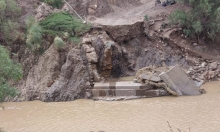 RIADA EN COTAGAITA ARRASA 20 HECTÁREAS DE CULTIVOS Y AFECTA  CENTENAR DE FAMILIAS