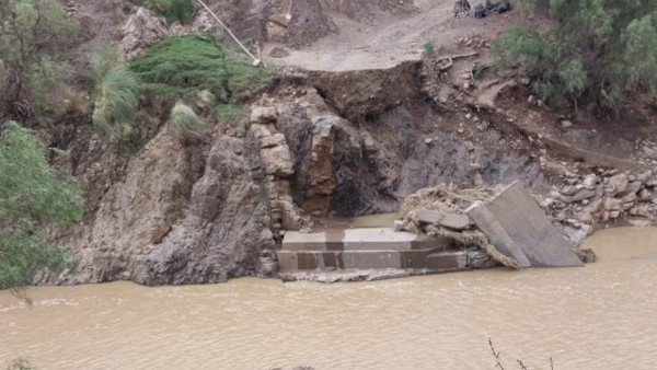 RIADA EN COTAGAITA ARRASA 20 HECTÁREAS DE CULTIVOS Y AFECTA  CENTENAR DE FAMILIAS