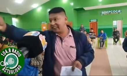 DIRIGENTE COCALERO CUESTIONA A CHOQUEHUANCA Y LE DICE CÓMPLICE DE EVO