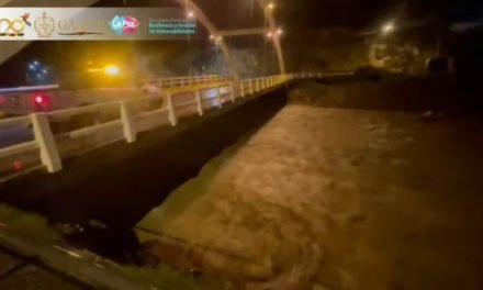 INTENSA LLUVIA AUMENTA CAUDAL DE RÍOS EN LA PAZ Y EL ALTO