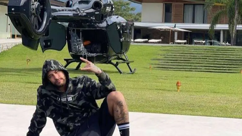 NEYMAR, DE LLEGAR A ENTRENAR EN HELICÓPTERO  EN EL DÍA DE SU CUMPLEAÑOS