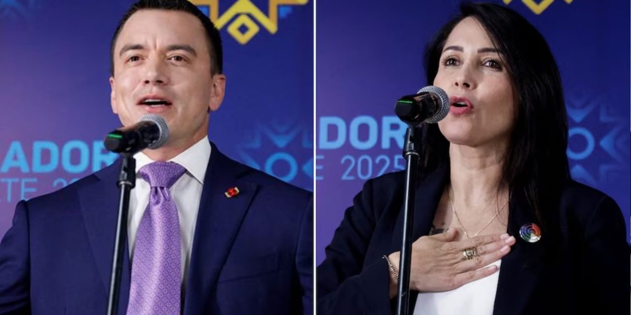 DANIEL NOBOA Y LUISA GONZÁLEZ SE DISPUTARÁN LA PRESIDENCIA DE ECUADOR EN UNA SEGUNDA VUELTA ELECTORAL