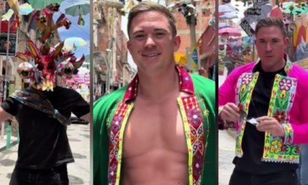 ¡SE LLEVA TODAS LAS MIRADAS! EL STRIPPER WILL PARFITT VISITA SITIOS TURÍSTICOS EN LA PAZ