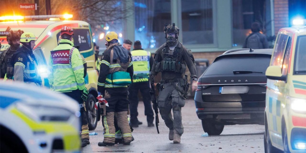 TIROTEO EN UNA ESCUELA DE SUECIA: LA POLICÍA CONFIRMÓ AL MENOS DIEZ MUERTOS