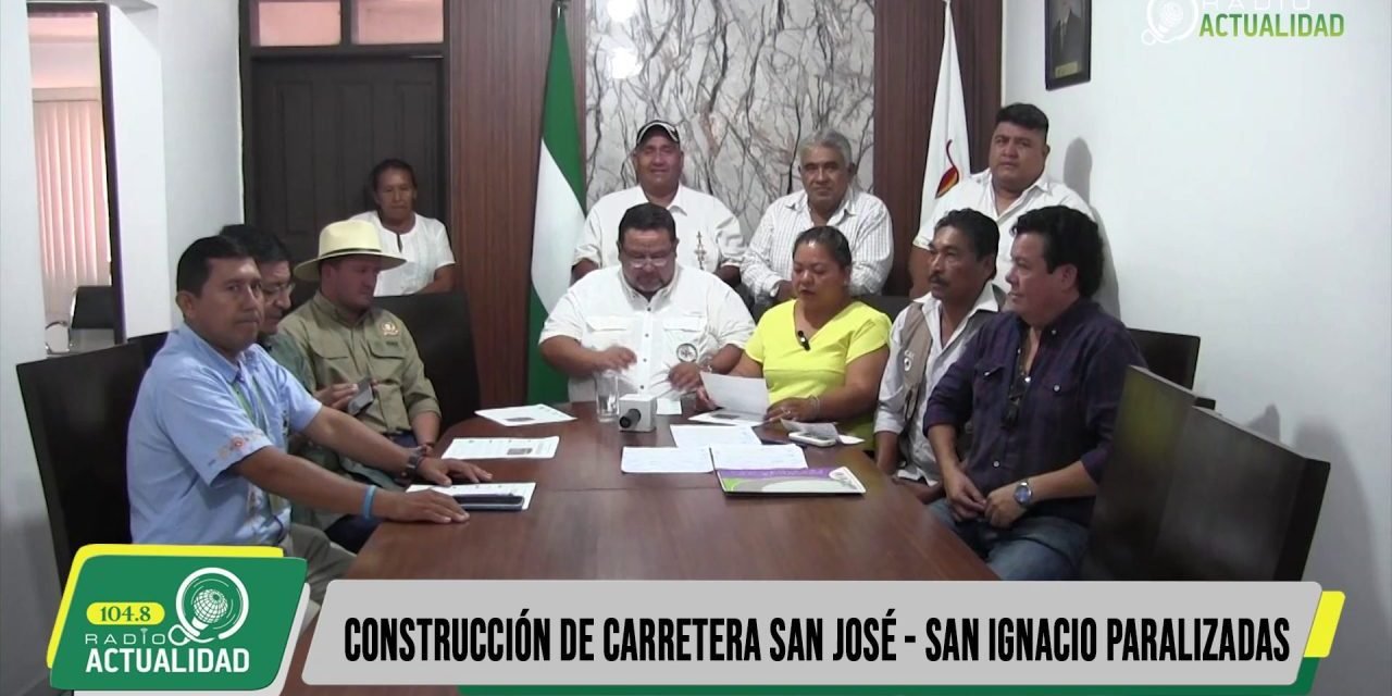ANUNCIAN MEDIDAS POR PARALIZACIÓN DE OBRA DE CARRETERA