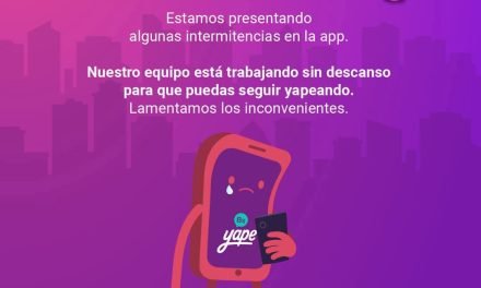 YAPE PIDE DISCULPAS POR CAÍDA DE SU APLICACIÓN