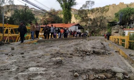 DECLARAN ALERTA ROJA EN CHALLAPATA POR POSIBLE DESLIZAMIENTO