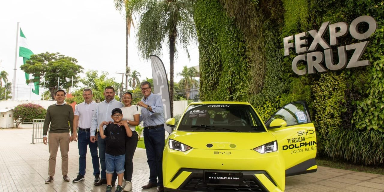 EXPOAUTO Y BYD ENTREGAN COMO PREMIO UN  AUTO ELÉCTRICO 0KM