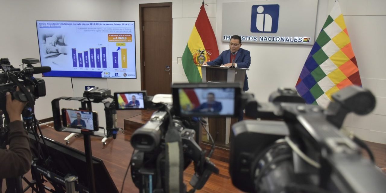 DINAMISMO ECONÓMICO IMPULSÓ CRECIMIENTO DEL 21% DE LA RECAUDACIÓN, A FEBRERO DE 2025