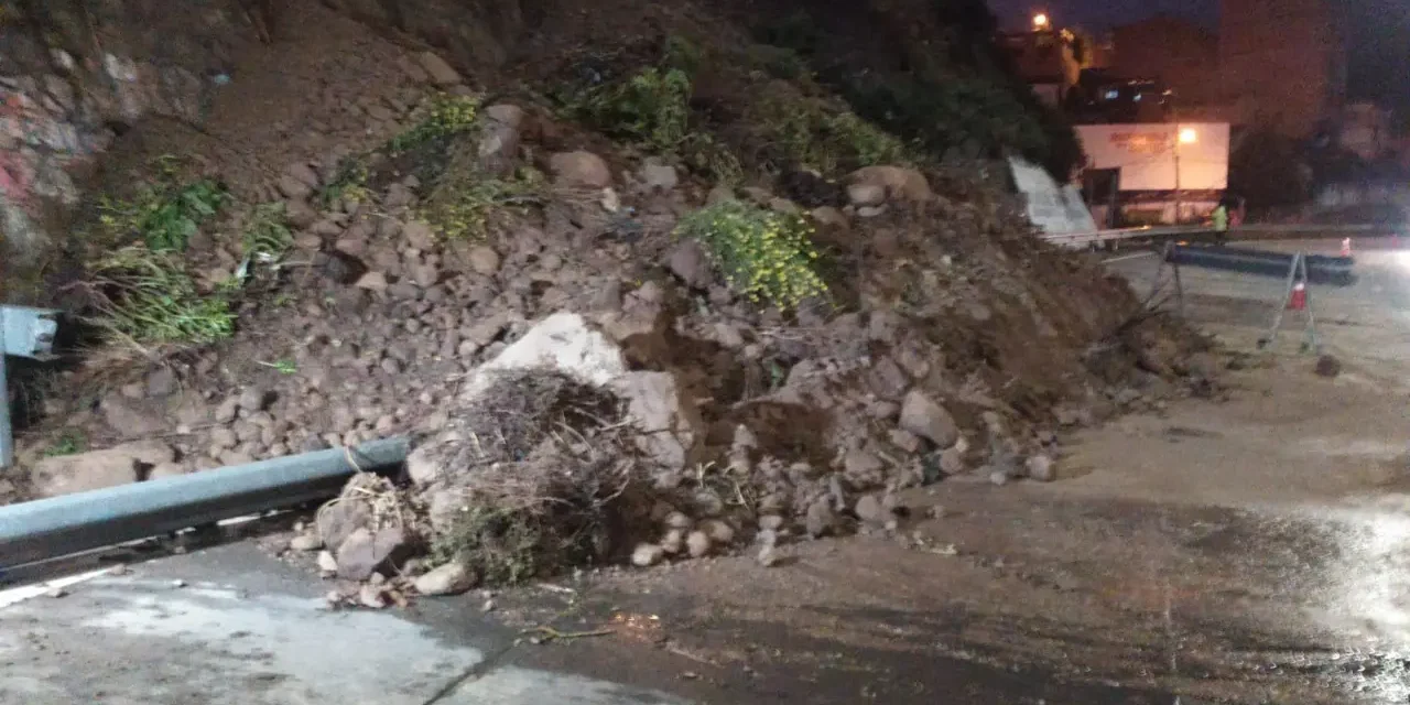 EVACÚAN VIVIENDAS POR “MOVIMIENTO ACTIVO” DE TIERRAS EN LA PAZ