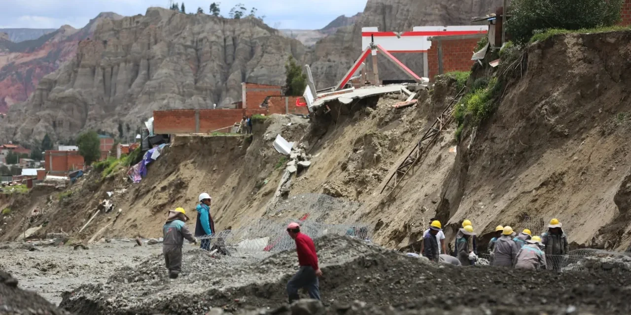 LA PAZ ES EL DEPARTAMENTO MÁS AFECTADO POR DERRUMBES 