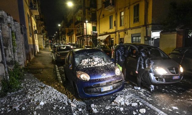 NÁPOLES ES SACUDIDO POR TERREMOTO DEL 4,4 EL MAS FUERTE HASTA AHORA