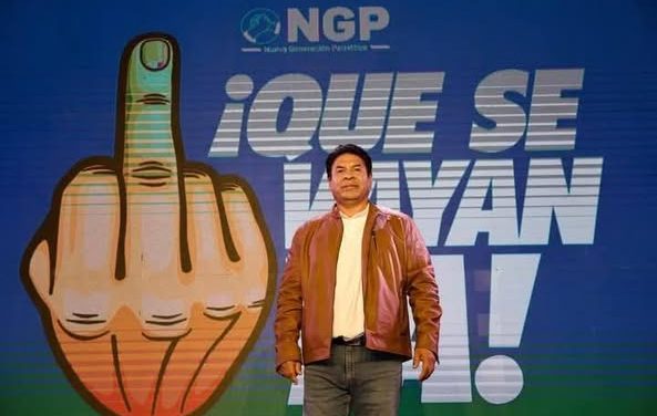 APARECE UN NUEVO PRE CANDIDATO A LAS PRESIDENCIALES CON PECULIAR SÍMBOLO