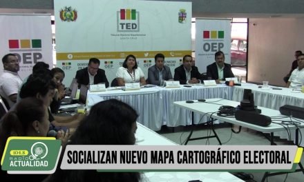 SOCIALIZAN NUEVO MAPA CARTOGRÁFICO ELECTORAL