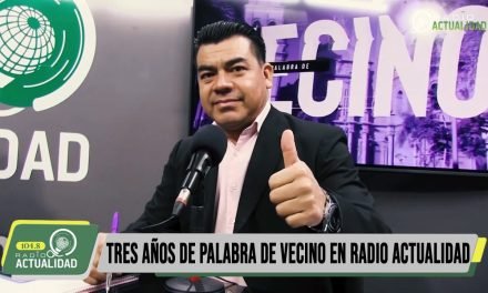 TRES AÑOS DE «PALABRA DE VECINO» EN RADIO ACTUALIDAD