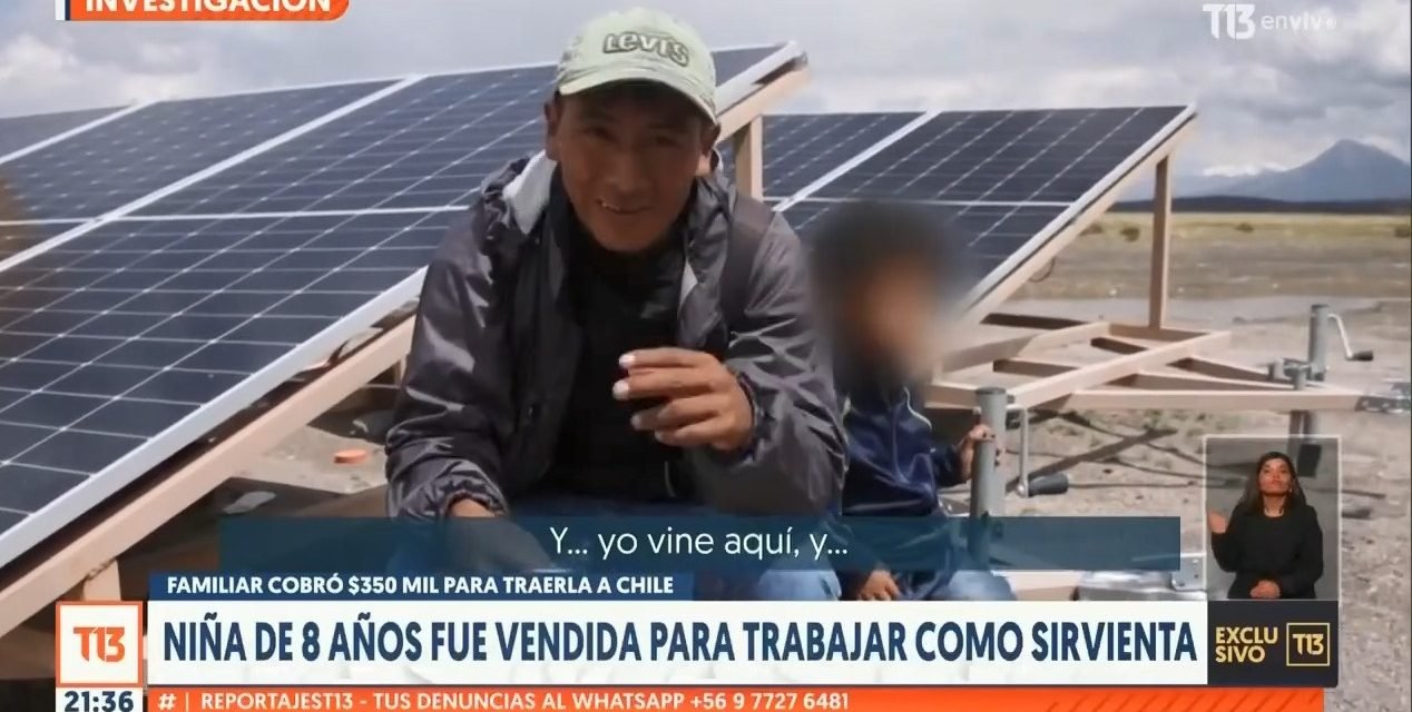 DENUNCIAN VENTA Y ESCLAVIZACIÓN DE UNA NIÑA BOLIVIANA DE OCHO AÑOS EN CHILE