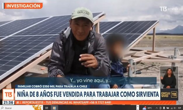 DENUNCIAN VENTA Y ESCLAVIZACIÓN DE UNA NIÑA BOLIVIANA DE OCHO AÑOS EN CHILE