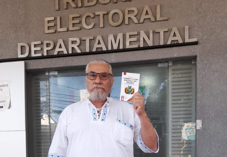 CIDOB FORMALIZA PRESENTACIÓN DE REQUISITOS PARA SU REGISTRO ELECTORAL ANTE EL TSE