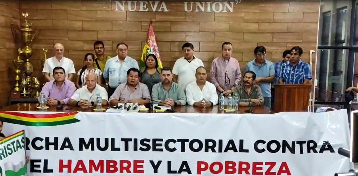 COMITÉ MULTISECTORIAL ANUNCIA CONTRA EL HAMBRE Y LA POBREZA’ EN LA PAZ