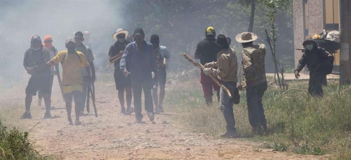 CONCEJALES SON AGREDIDOS  DURANTE INSPECCIÓN EN TERRENOS AVASALLADOS 