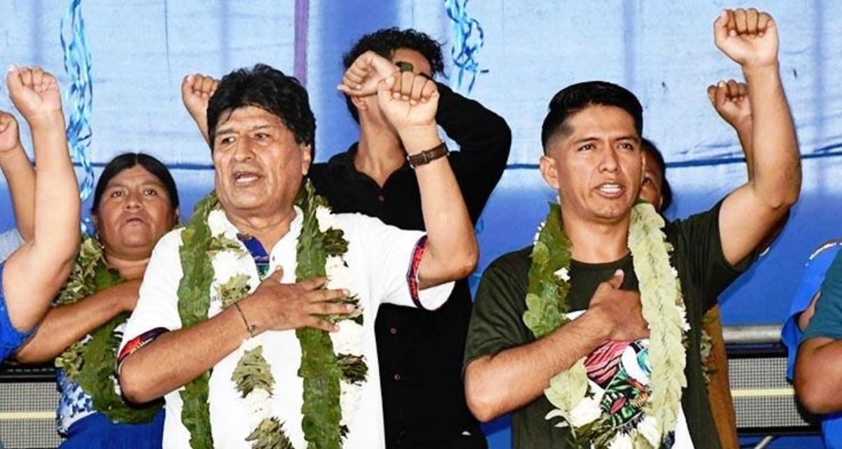 EVO AFIRMA QUE IBA A APOYAR LA CANDIDATURA DE ANDRÓNICO, PERO ÉSTE GUARDÓ SILENCIO