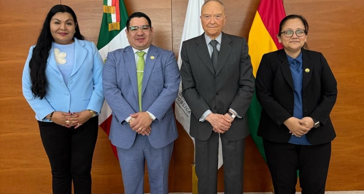 FISCALES GENERALES DE BOLIVIA Y MÉXICO FORTALECEN LA COORDINACIÓN INTERINSTITUCIONAL